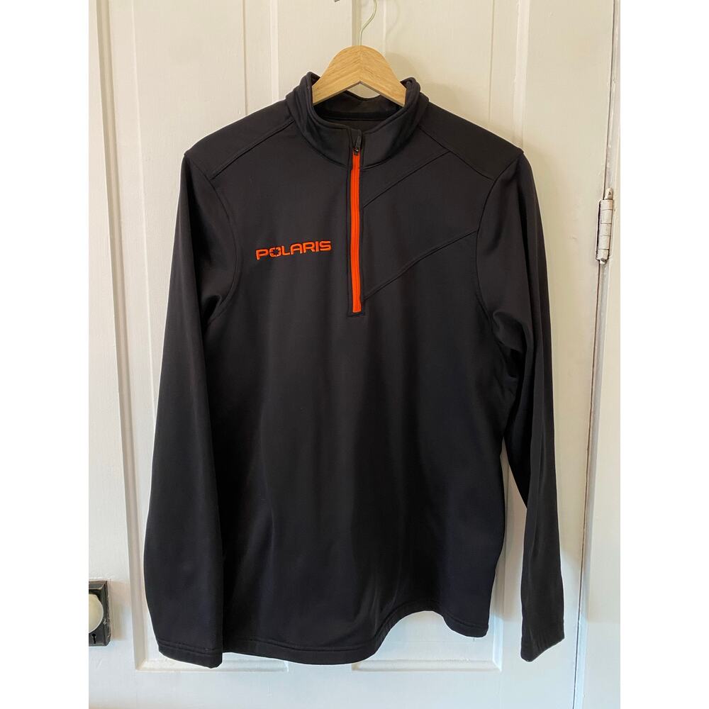 Polaris Men's Tech Quarter-Zip small fleece snowmobile layer shirt camp hike ski